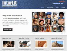Tablet Screenshot of interlitfoundation.org